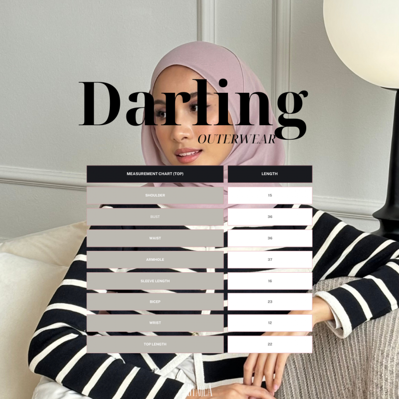 Darling Stripes Outerwear (Beige)