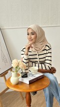 Darling Stripes Outerwear (Beige)